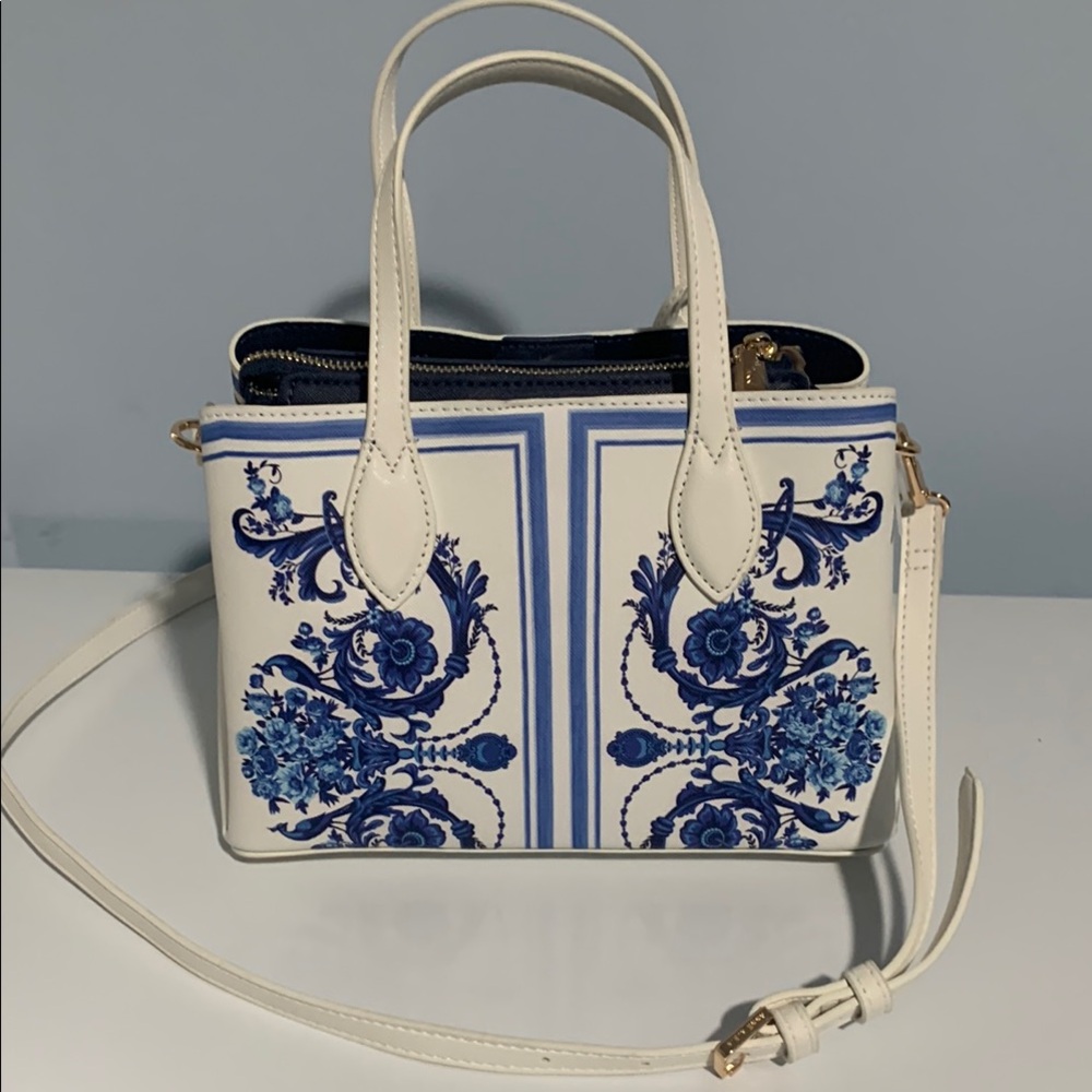 Anne Klein Blue and White Crossbody Bag